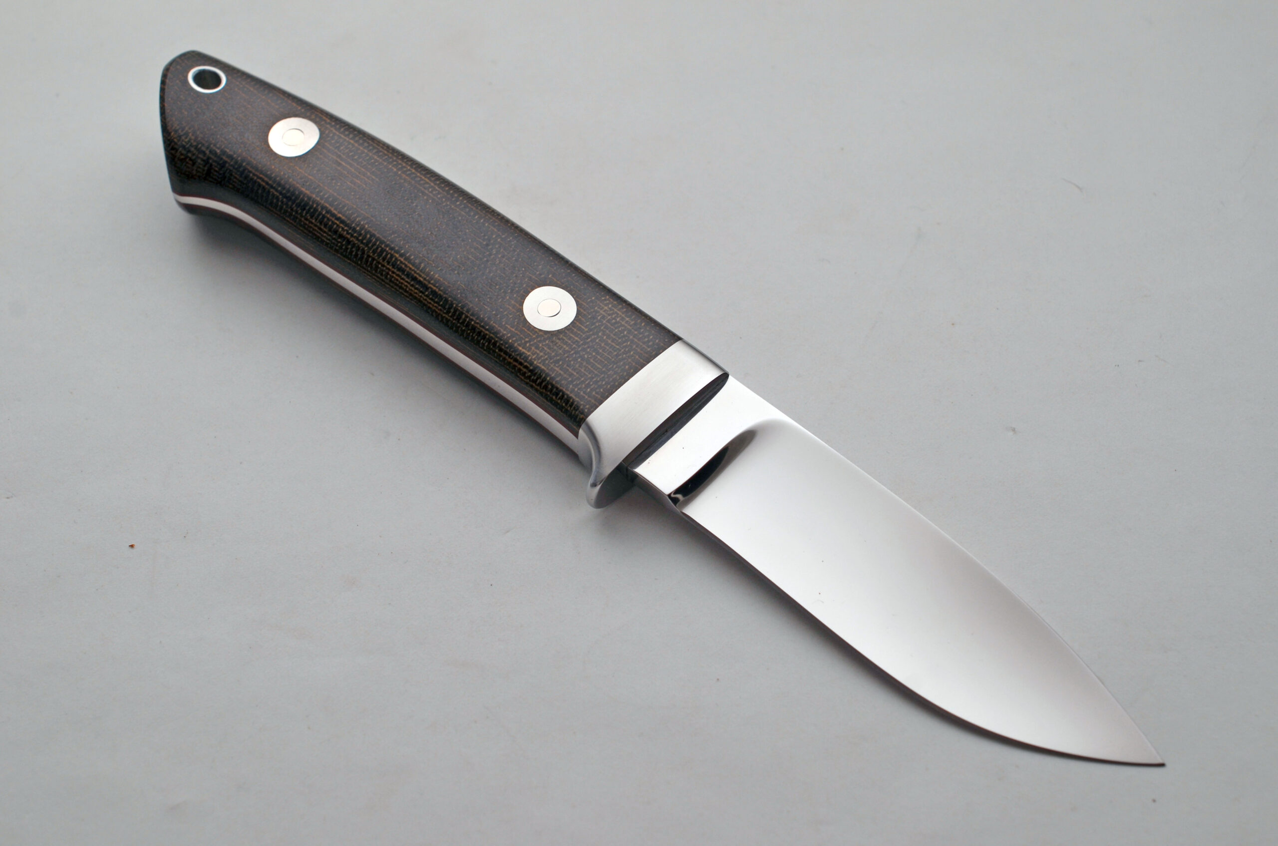 Bob Loveless Green Micarta Dropped Hunter - Image 2
