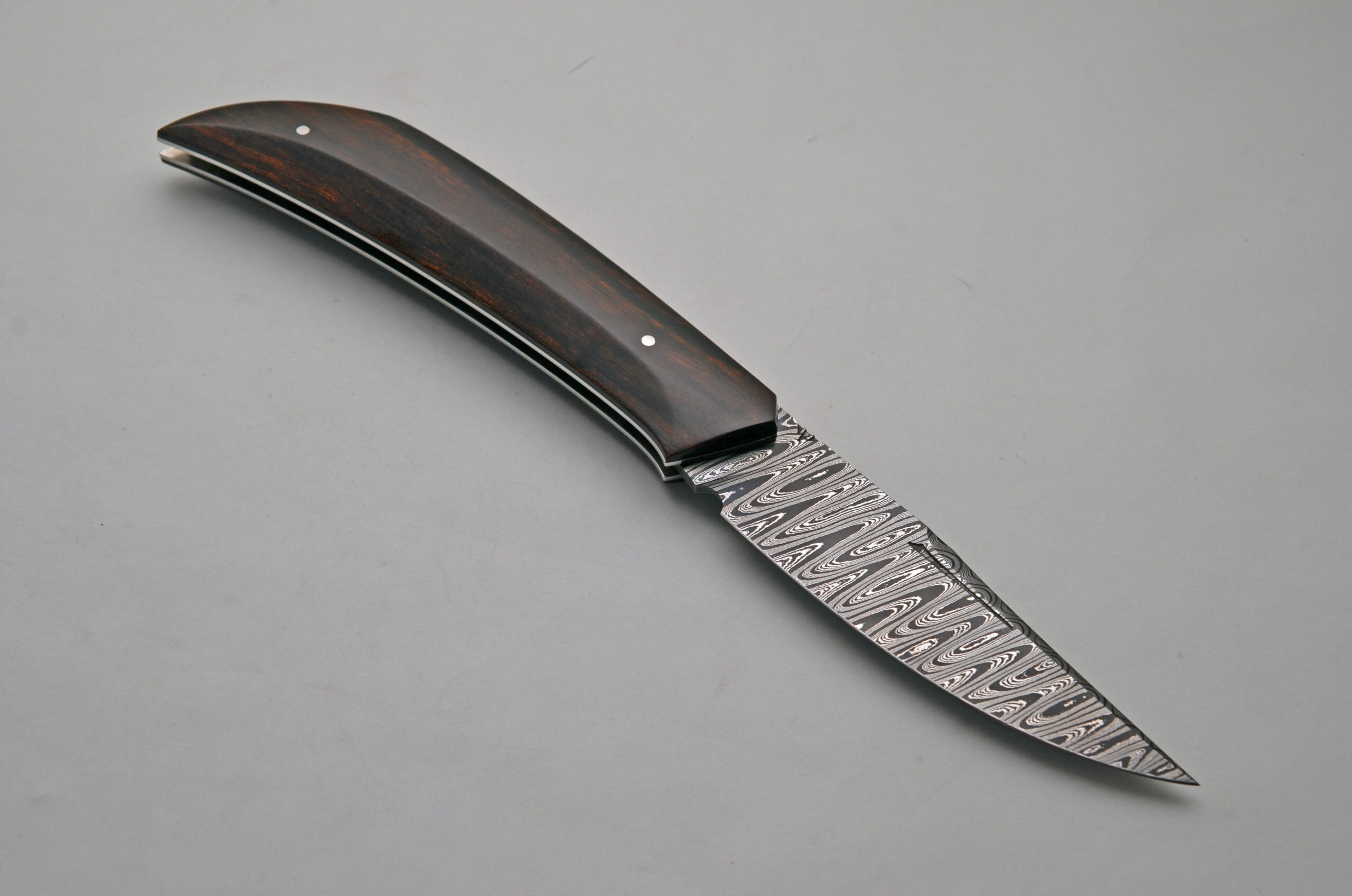 Random Knives Damascus Slipjoint Folder - Image 2