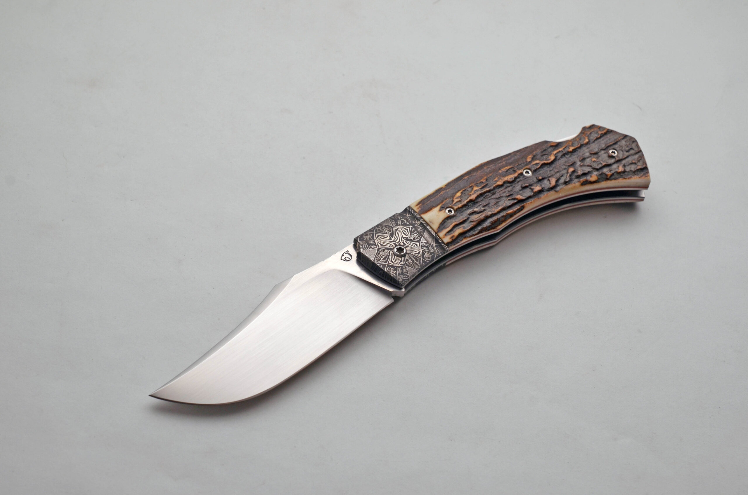 David Breniere Stag Lockback Folder
